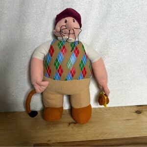 Kellytoy Golfing Wimpy Popeye Plush Toy